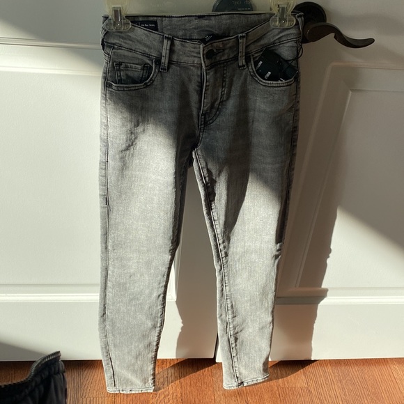 New Washed gray True Religion ‘Jennie Curvy’ skinny jeans SZ 25 - Picture 4 of 6